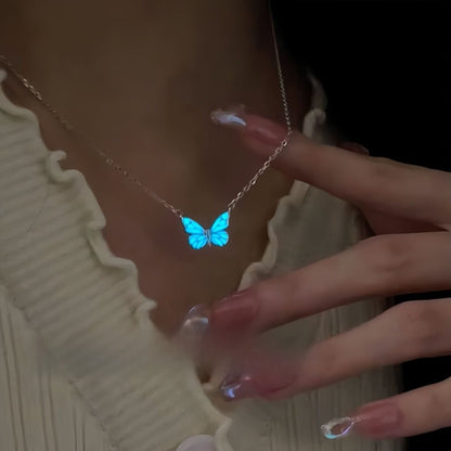 Luminous Butterfly Necklace