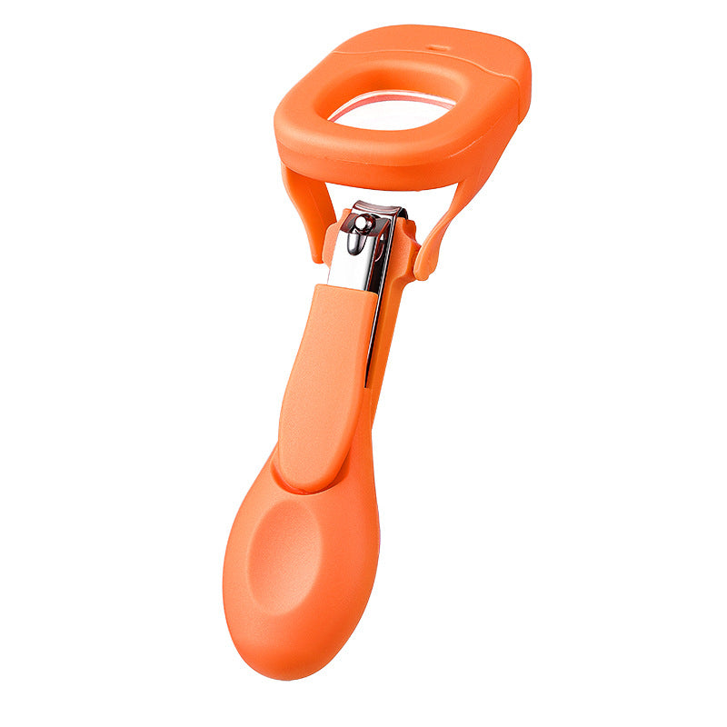 Luminous Children's Nail Clippers with Magnifying Glass