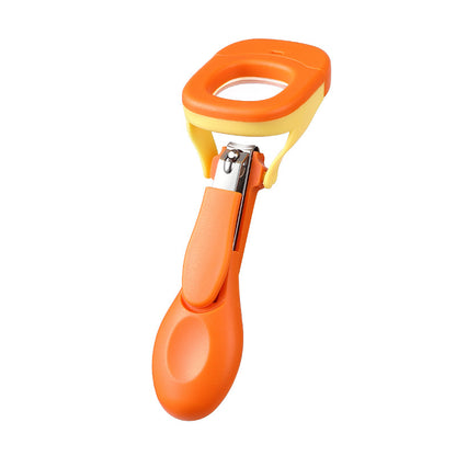 Luminous Children's Nail Clippers with Magnifying Glass