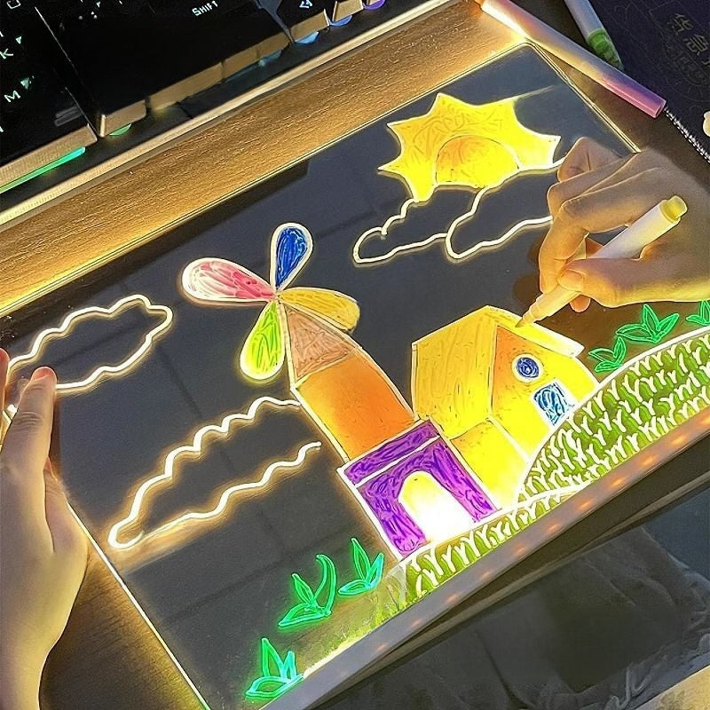 Luminous drawing board