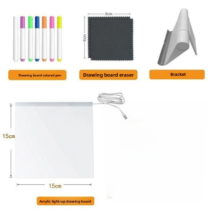 Luminous drawing board