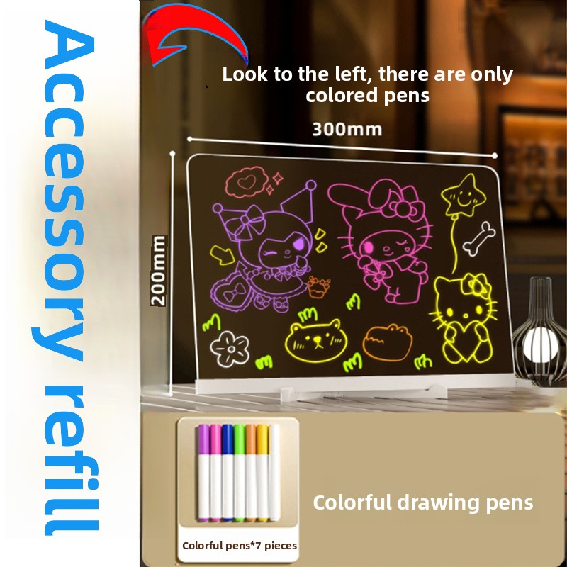 Luminous drawing board