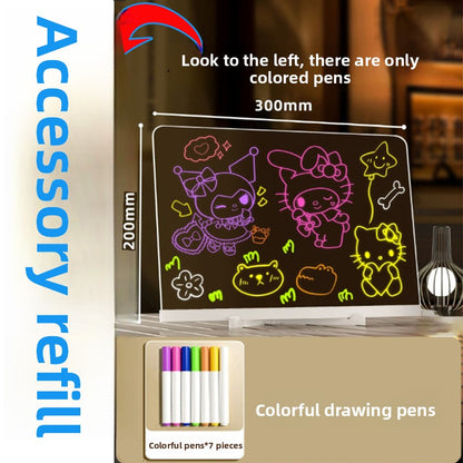 Luminous drawing board