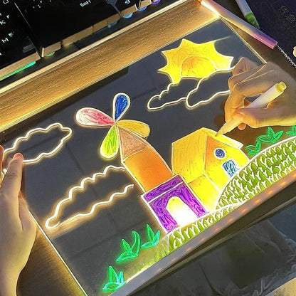 Luminous drawing board