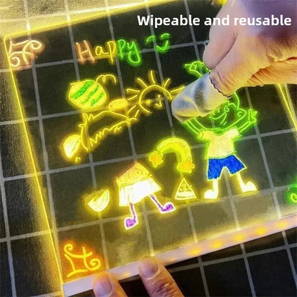 Luminous drawing board