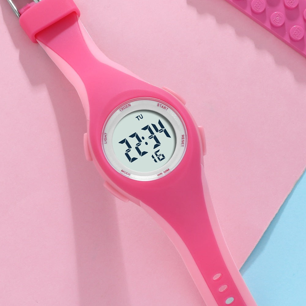 Luminous electronic watch