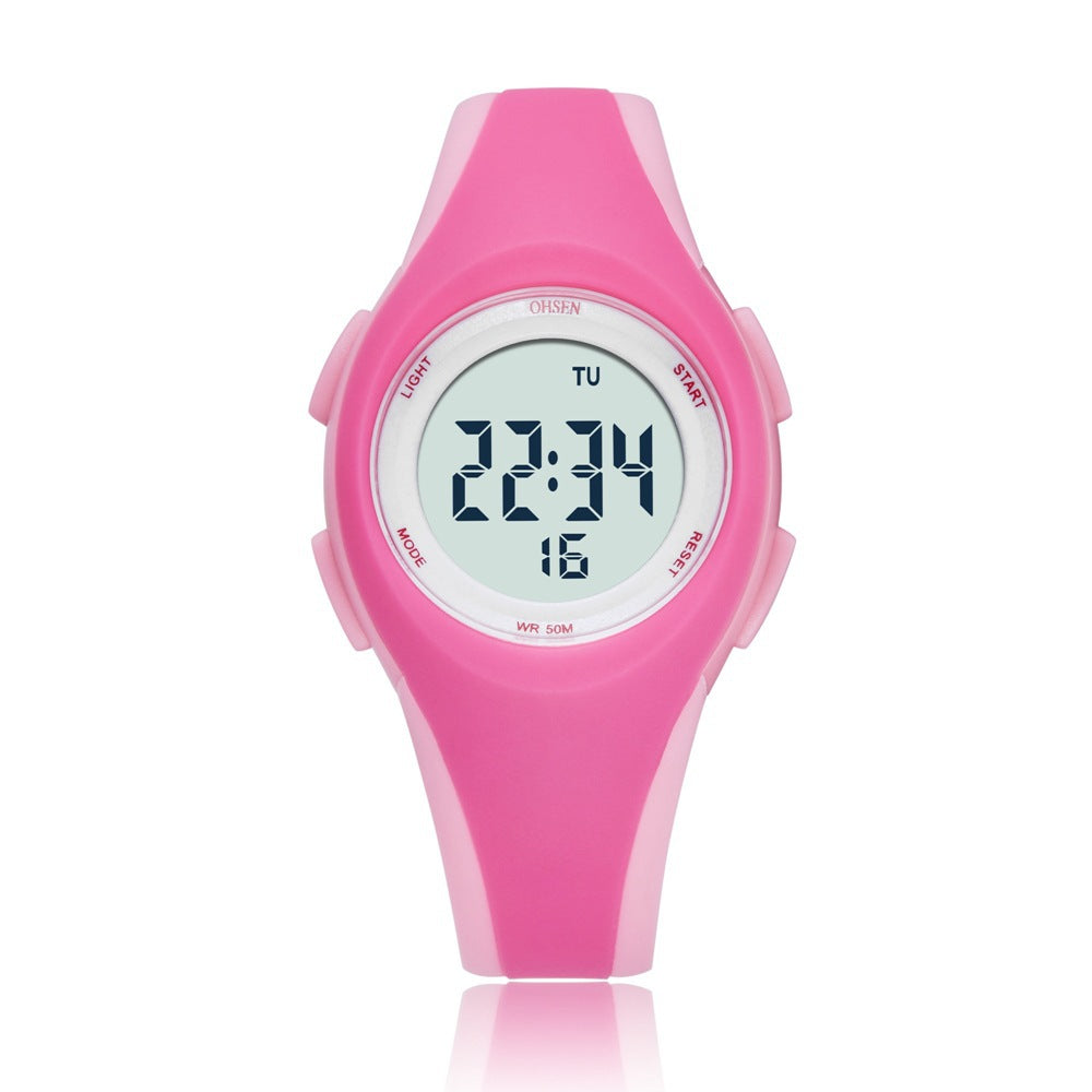 Luminous electronic watch
