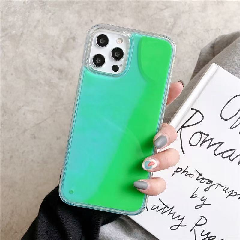Luminous Liquid Quicksand Phone Case for iPhone