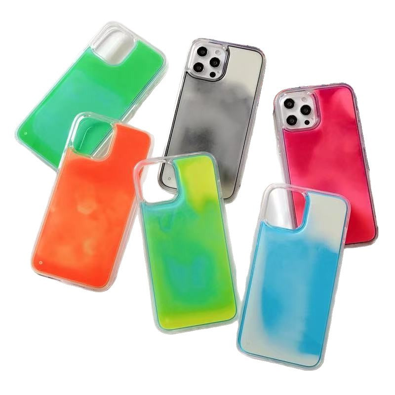 Luminous Liquid Quicksand Phone Case for iPhone