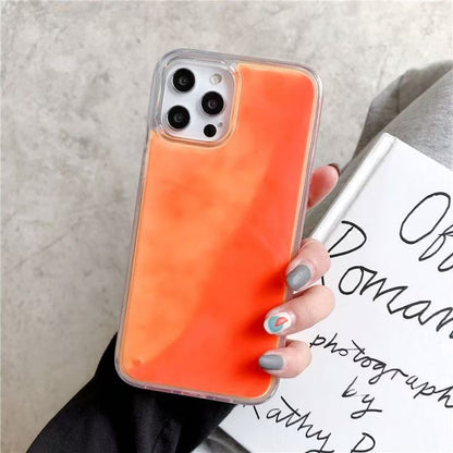 Luminous Liquid Quicksand Phone Case for iPhone