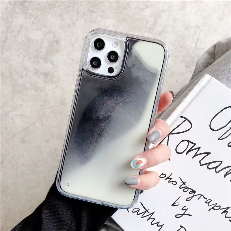 Luminous Liquid Quicksand Phone Case for iPhone