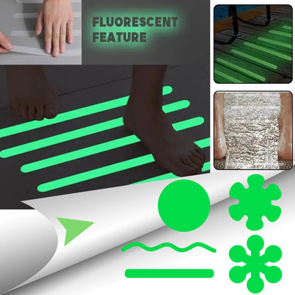 Luminous Non-Slip Adhesive Mat for Bathroom and Pool