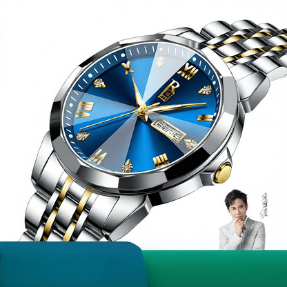 Luminous quartz watch