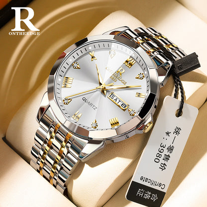Luminous quartz watch