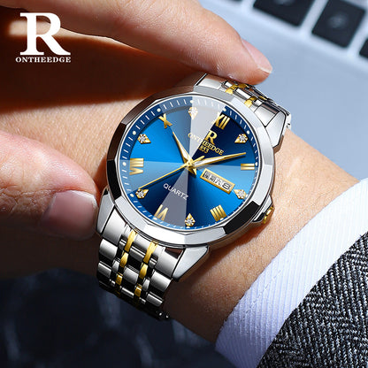Luminous quartz watch