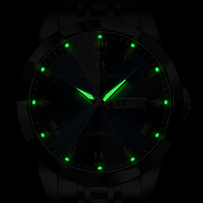 Luminous quartz watch