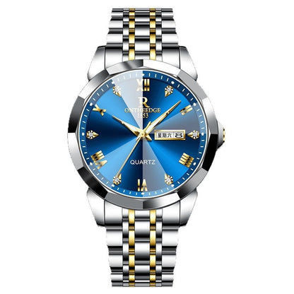 Luminous quartz watch