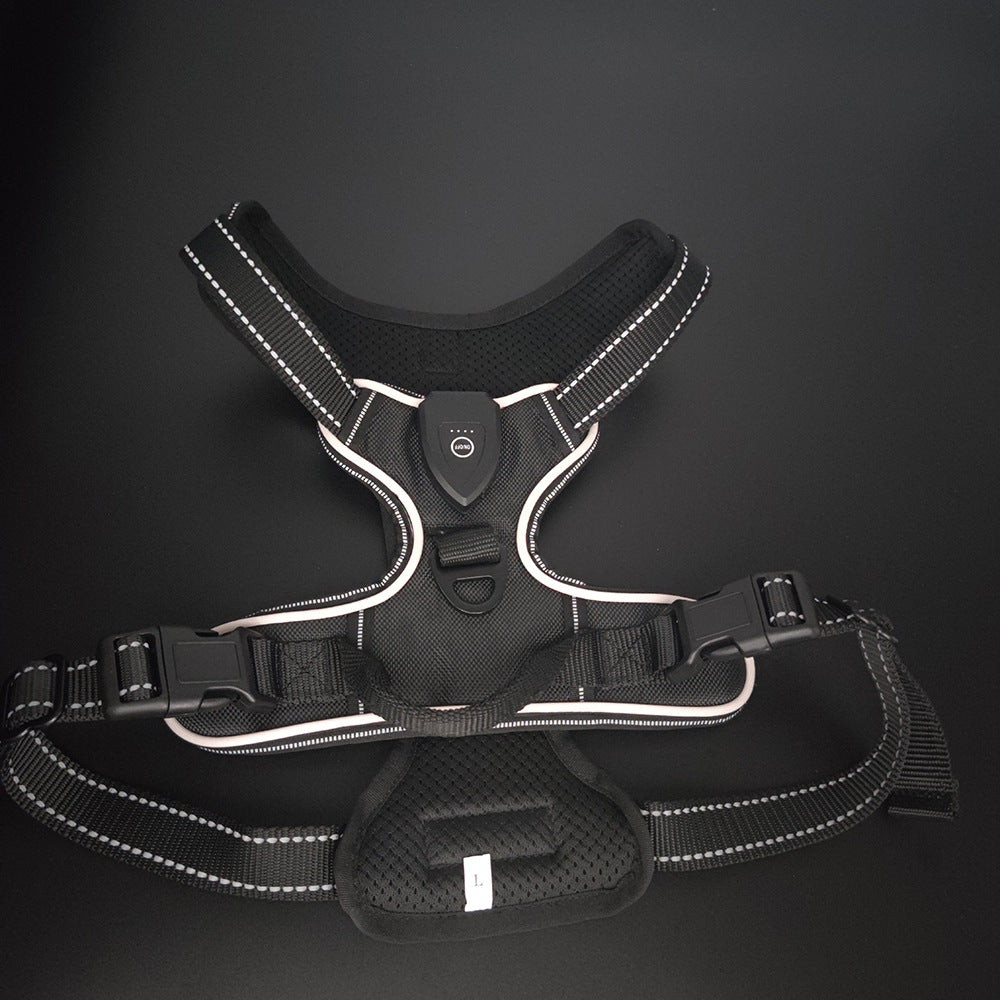 Luminous Reflective Dog Harness