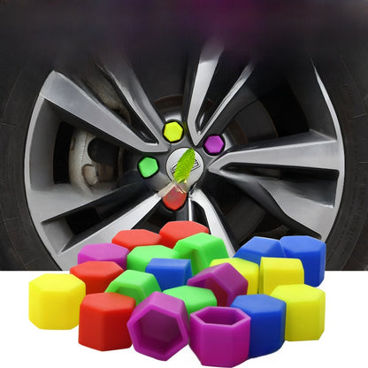 Luminous Silicone Tire Screw Caps