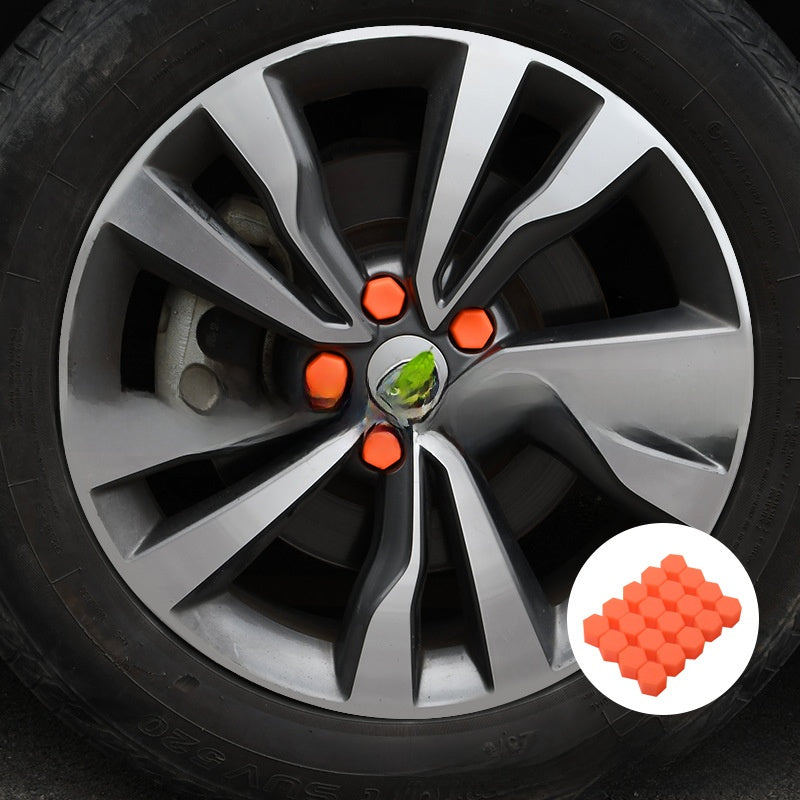 Luminous Silicone Tire Screw Caps