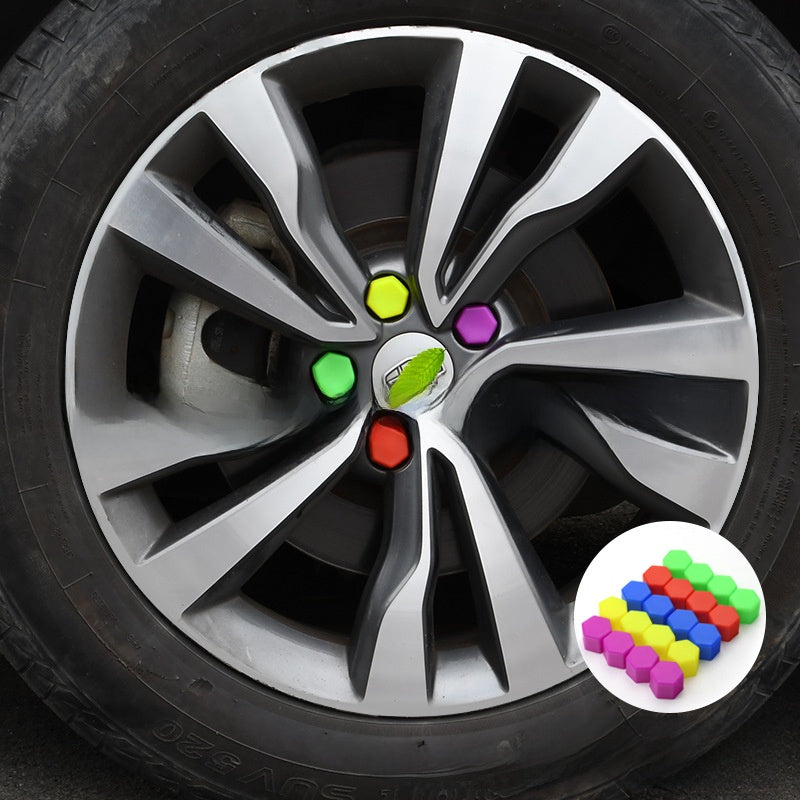 Luminous Silicone Tire Screw Caps