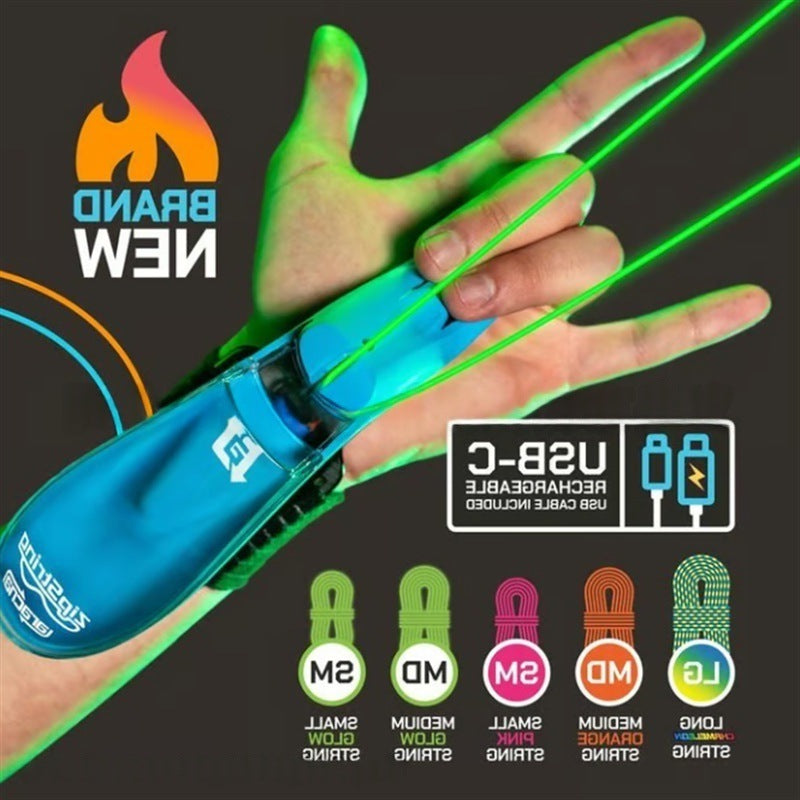 Luminous String Launching Slingshot
