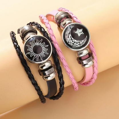 Luminous Sun and Moon Bracelet