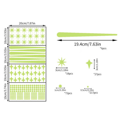 Luminous wall stickers