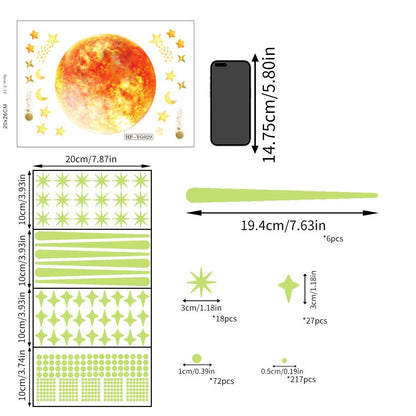 Luminous wall stickers