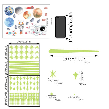 Luminous wall stickers