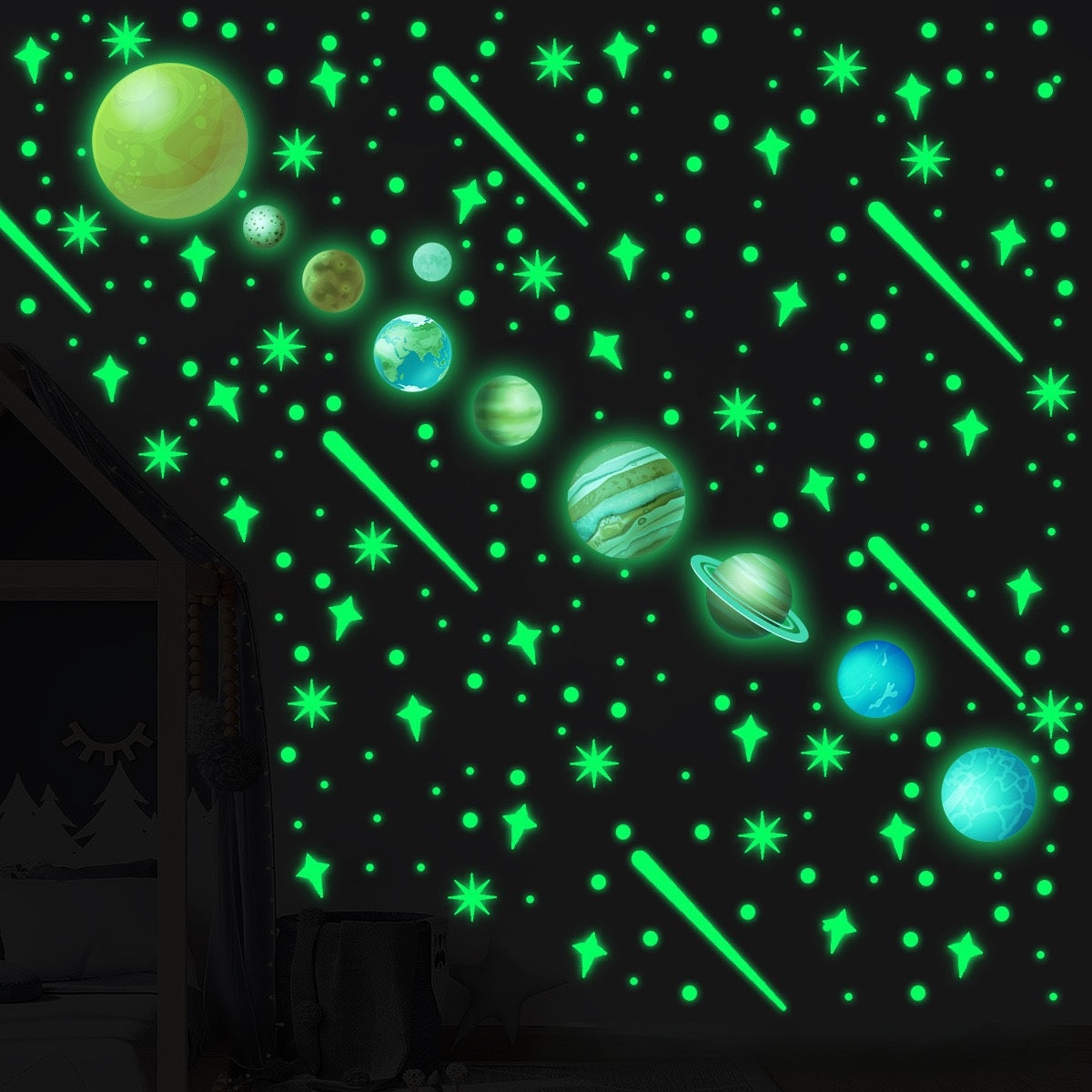 Luminous wall stickers