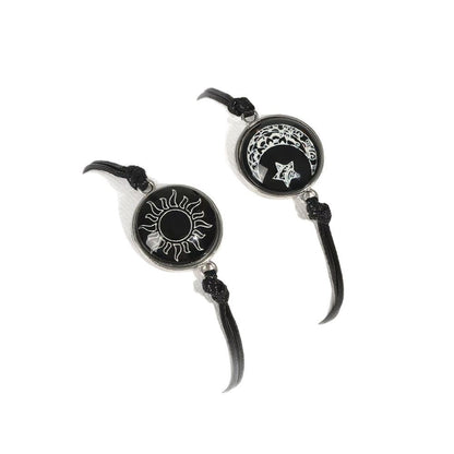 Luminous Yin Yang Couple Bracelets