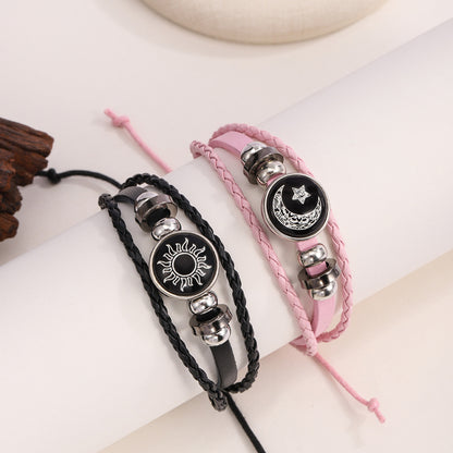 Lunar and Solar Gem Bracelet