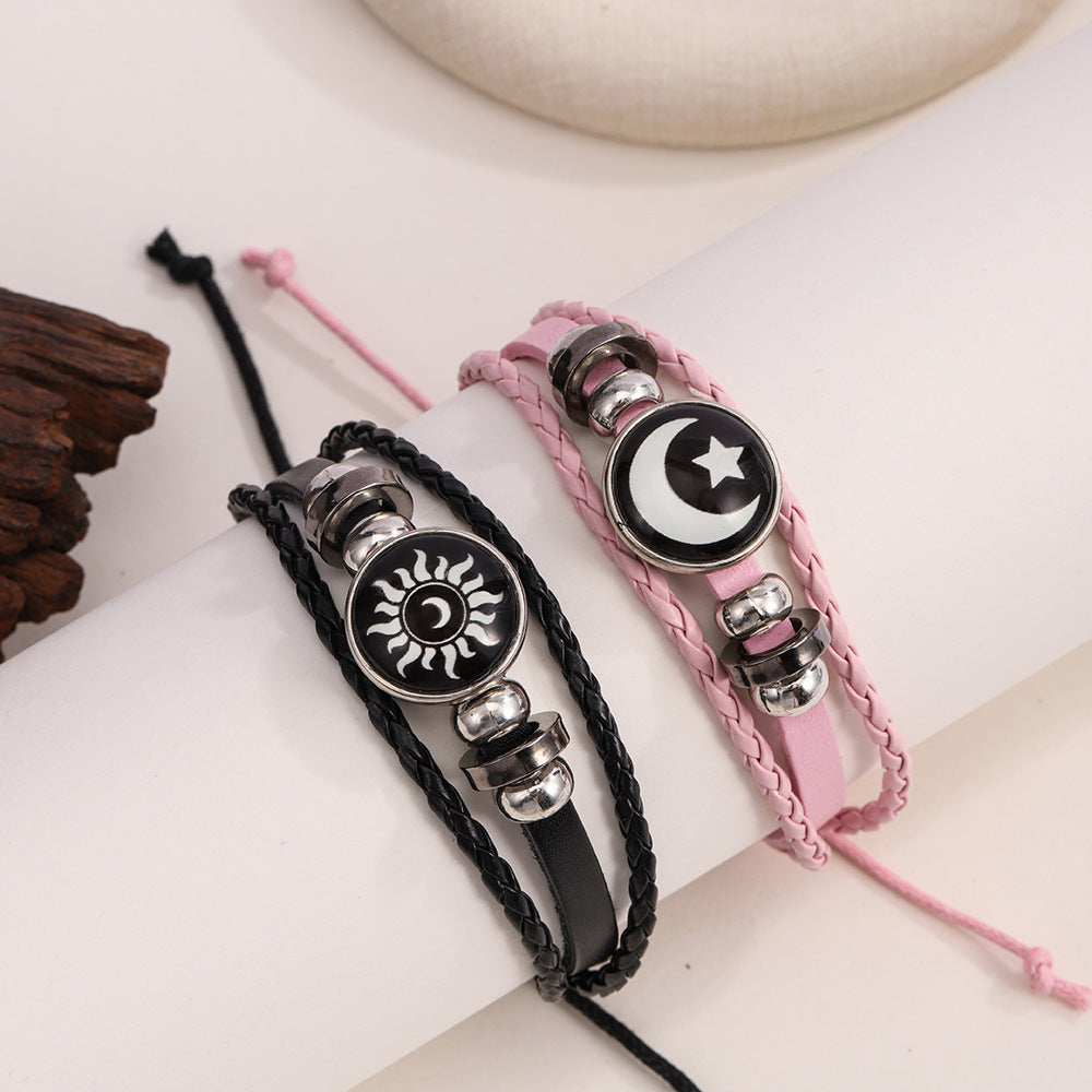 Lunar and Solar Gem Bracelet