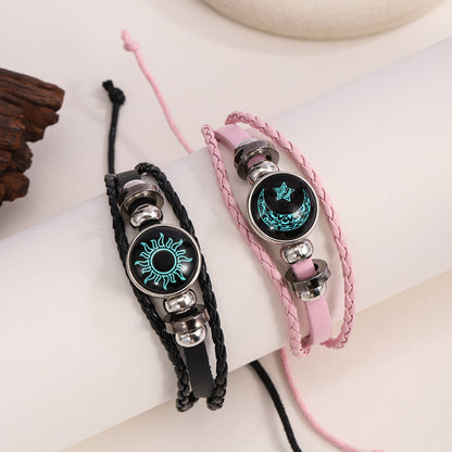 Lunar and Solar Gem Bracelet