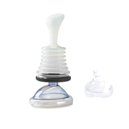 Lung Capacity Trainer Choking Emergency Breathing Mask
