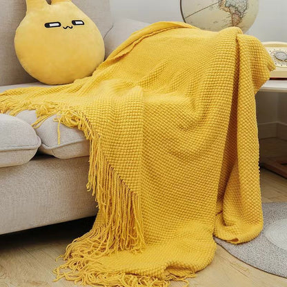 Luxury Acrylic Travel Sofa Blanket