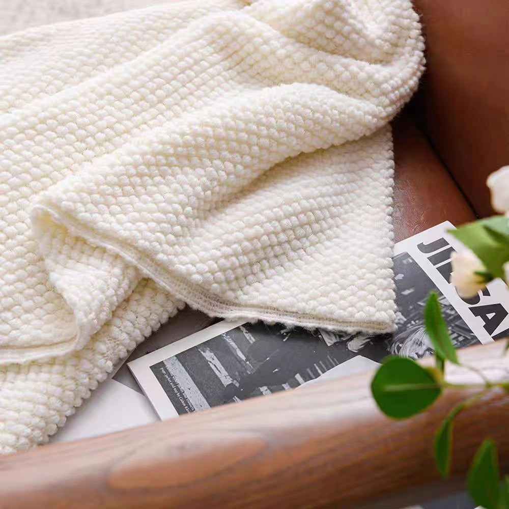 Luxury Acrylic Travel Sofa Blanket