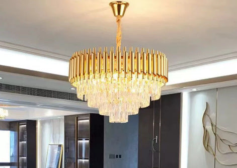 Luxury Crystal Chandelier Iron Modern Lighting