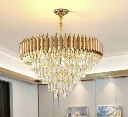 Luxury Crystal Chandelier Iron Modern Lighting