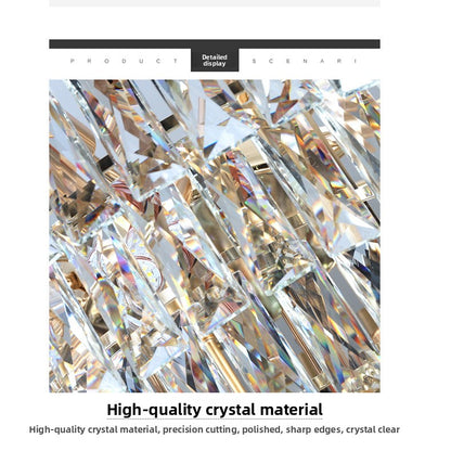 Luxury Crystal Chandelier Iron Modern Lighting