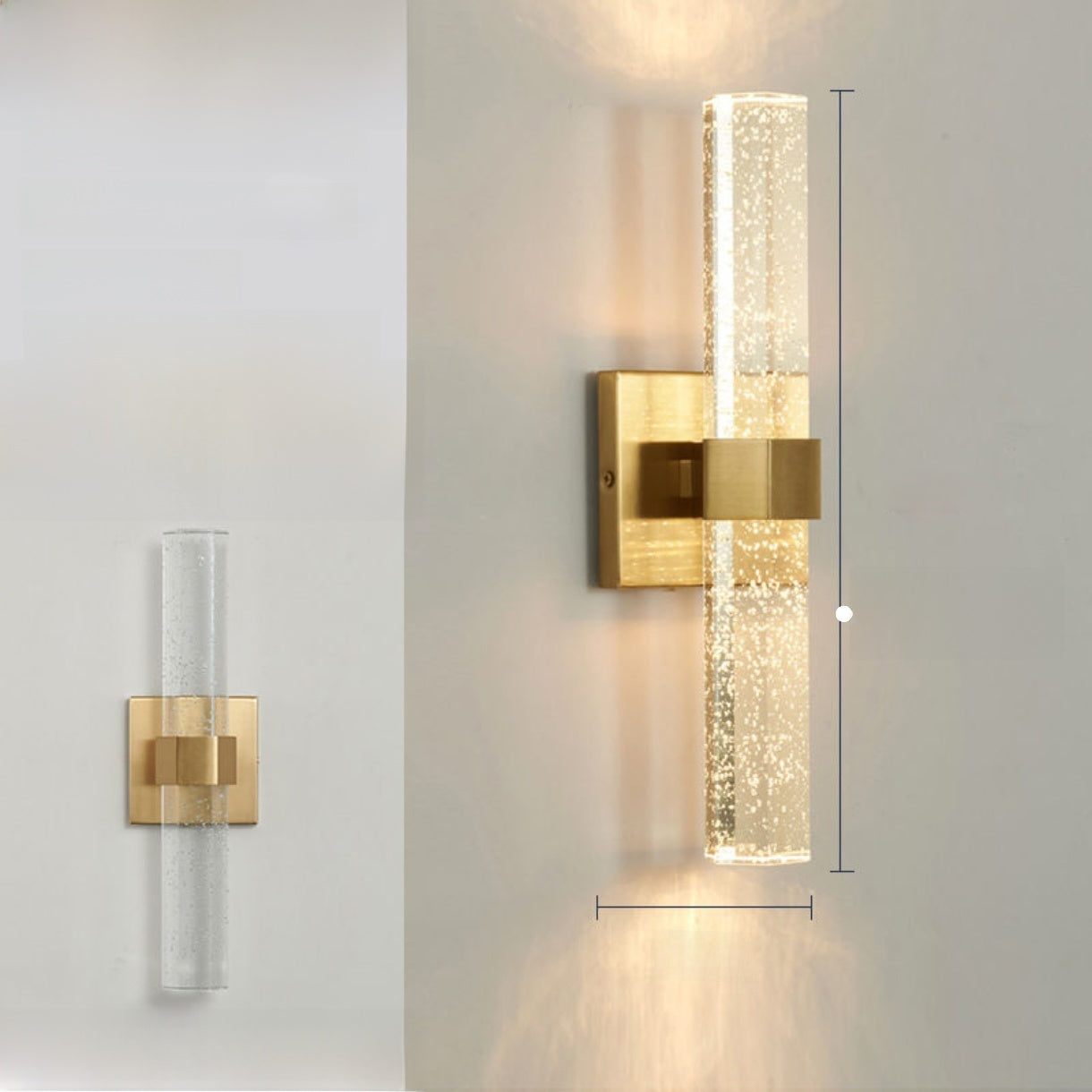 Luxury Crystal Wall Light with LED