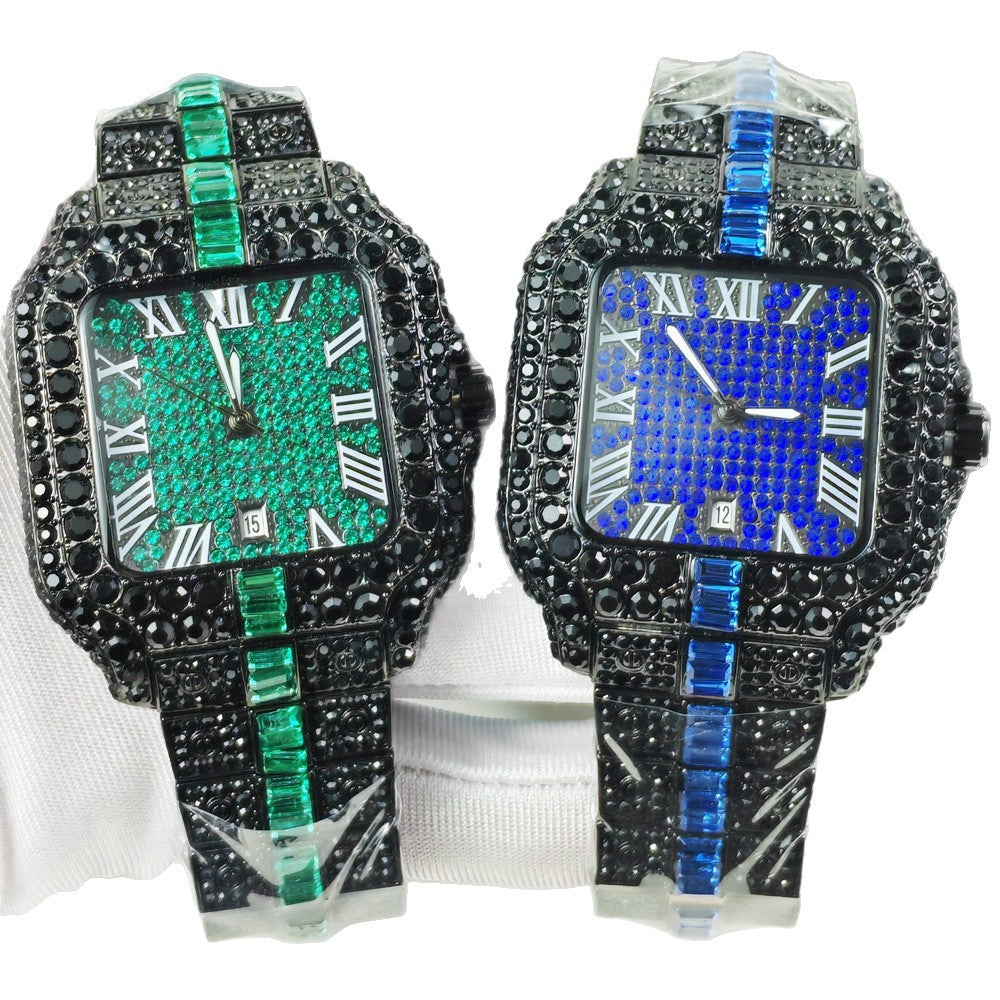 Luxury Diamond Quartz Watch