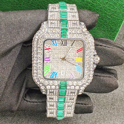 Luxury Diamond Quartz Watch