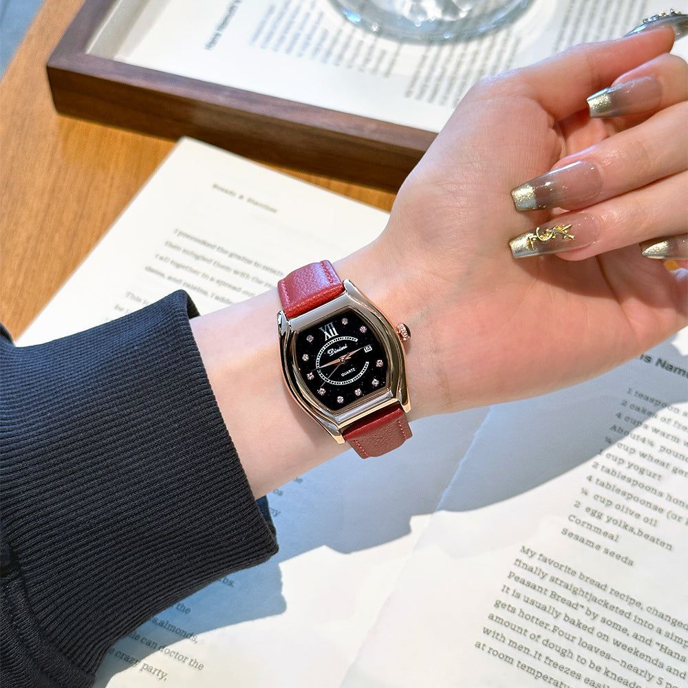 Luxury Leather Strap Women's Watch