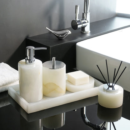 Luxury Marble Bathroom Accessory Set