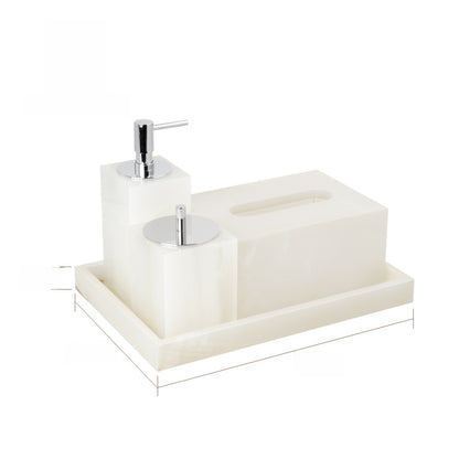 Luxury Marble Bathroom Accessory Set