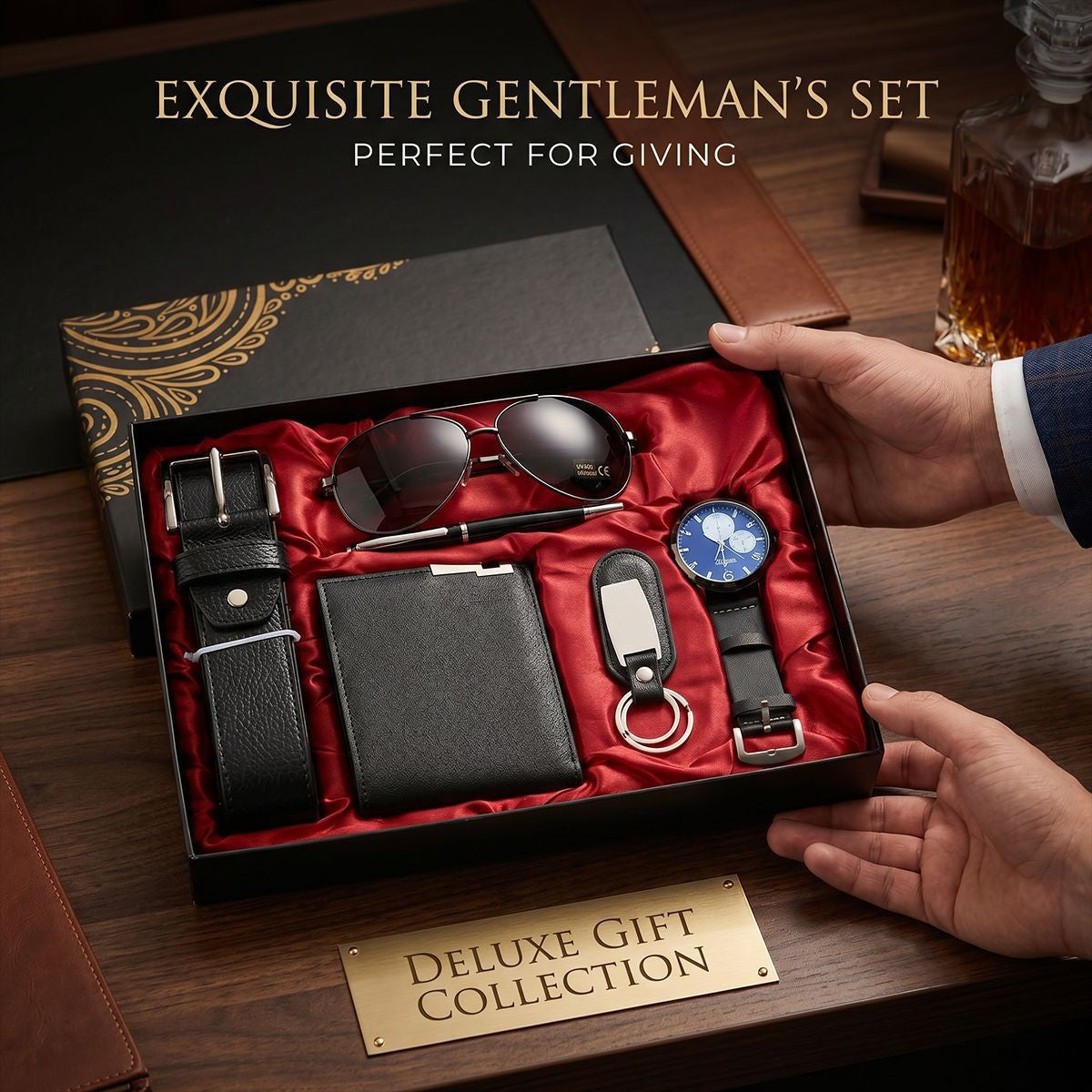 Luxury Men's Accessory Gift Set