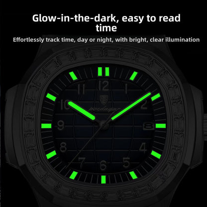 Luxury Mens Waterproof Luminous Quartz Watch
