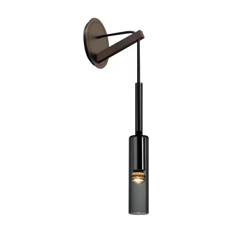 Luxury Minimalist Crystal Copper Wall Light